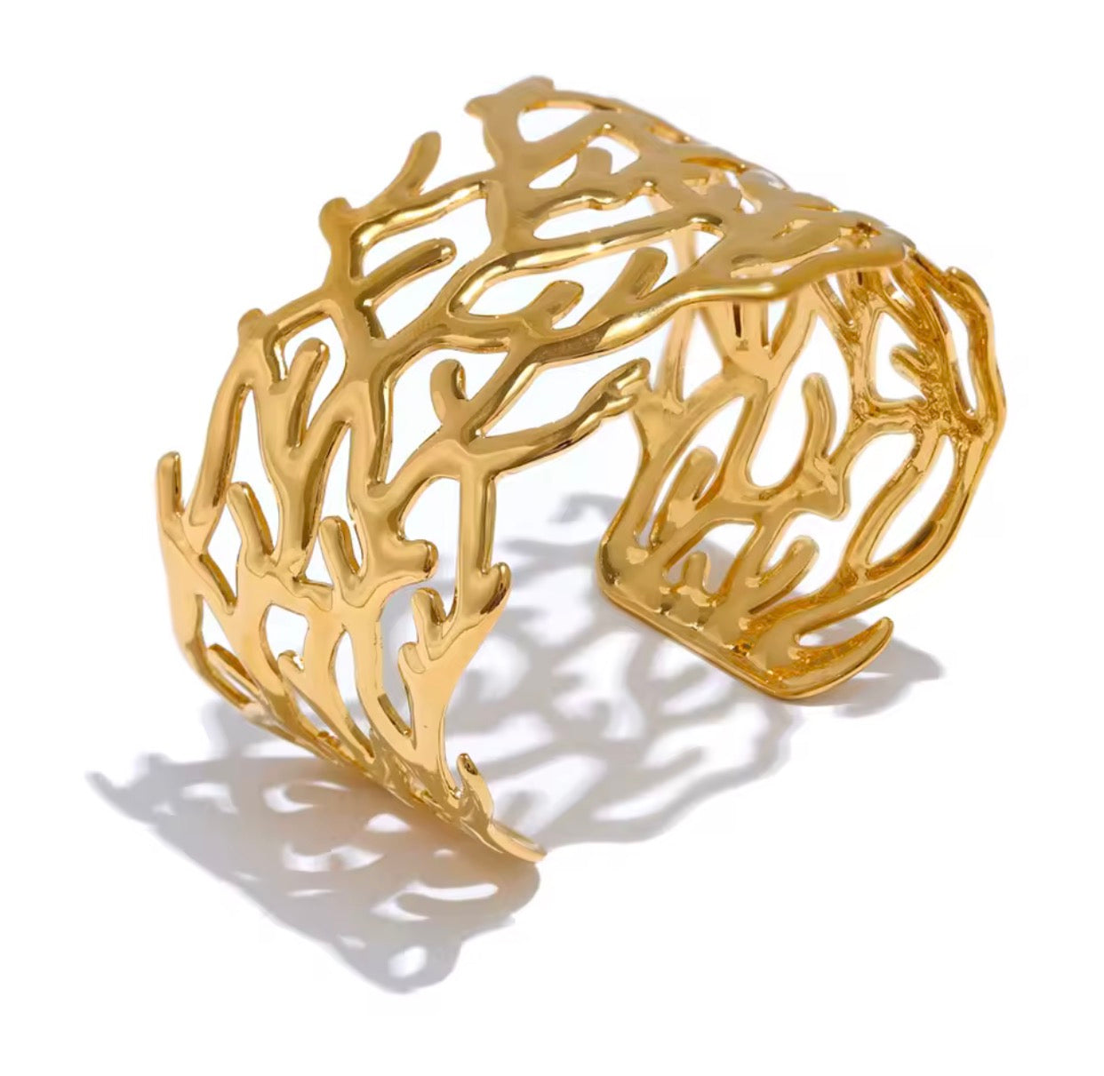Coral Statement Cuff