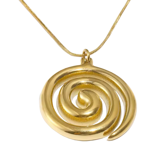 Curve Pendant Necklace