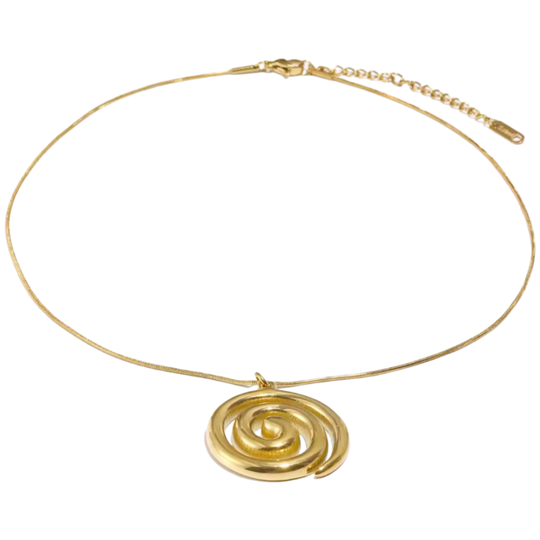 Curve Pendant Necklace