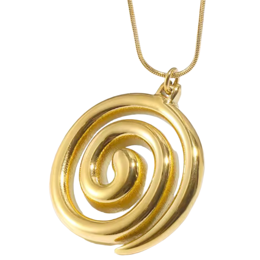 Curve Pendant Necklace