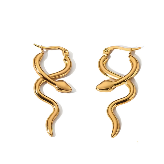 Snake - earrings