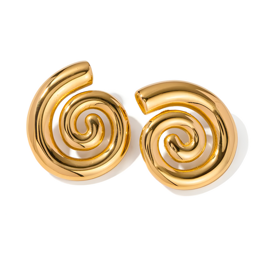 Spiral - Stud Earrings