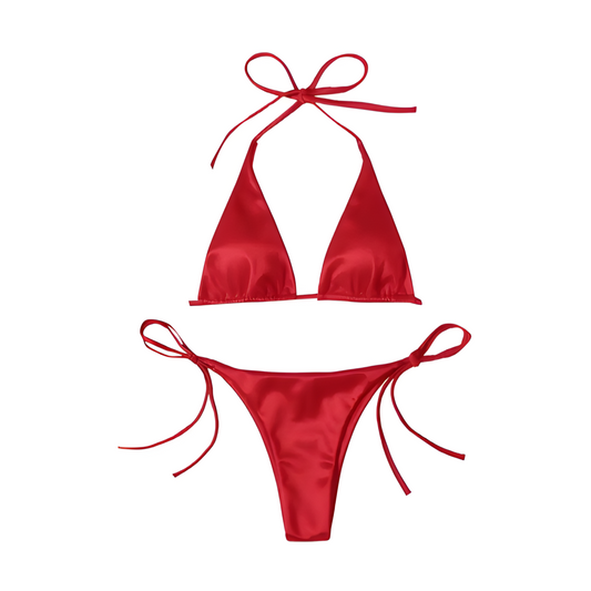 Silky Bikini- Red