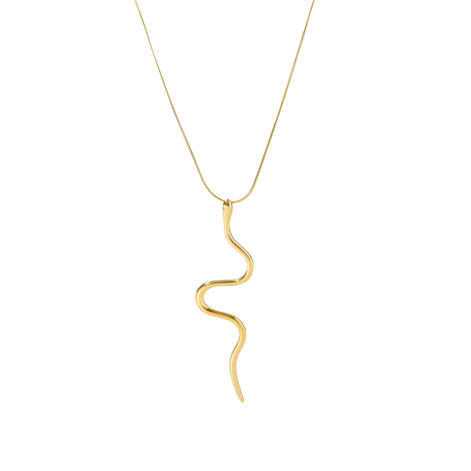 Snake Charm Necklace