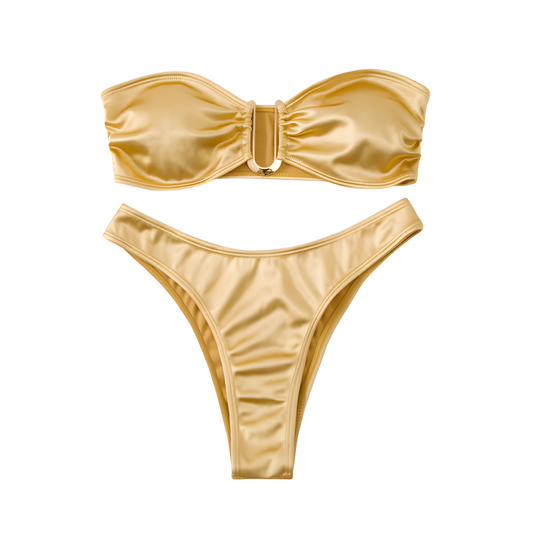 Bandeau Bikini - Gold
